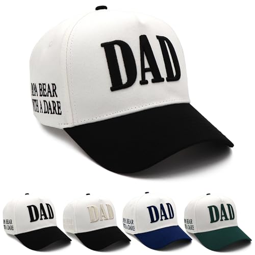 Dad Hats for Men Fathers Day Birthday Gifts for Husband Dad Papa Him Only Dad Baseball Cap Pregnancy Announcement Gift - Black Hat