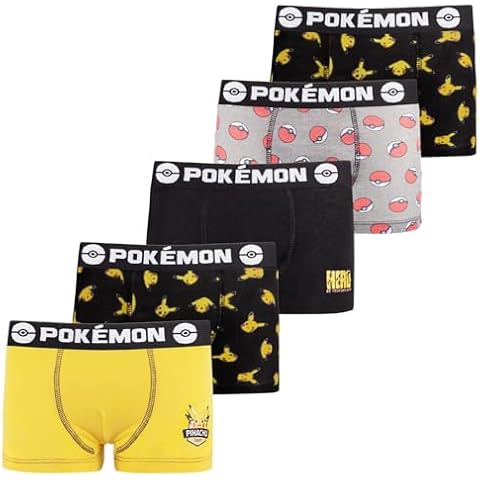 Boxers Garçon Pokémon Pikachu Cover