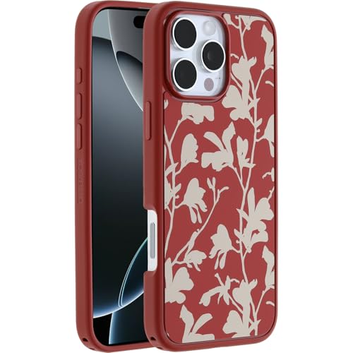 Image of OtterBox iPhone 16 Pro Max Symmetry Series Case - Autumn Rust - Ultra-Thin, Sleek iPhone Case, Cute & Aesthestic Floral iPhone Case