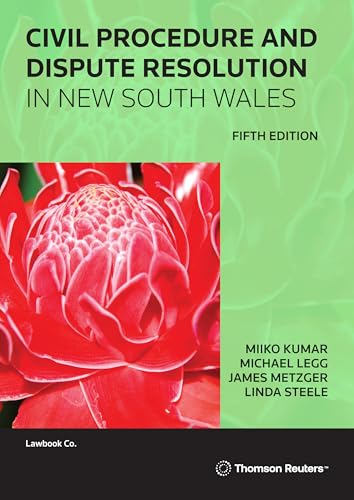 Civil Procedure and Dispute Resolution in NSW