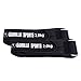 GORILLA SPORTS® Gewichtsmanschetten - 2er Set, Gewichte 1kg, 2kg, 3kg, 4kg, Verstellbar, Schwarz - Handgelenk, Laufgewichte, Fußgelenkgewichte, Handgelenkgewichte, Armgewichte, Knöchelgewicht