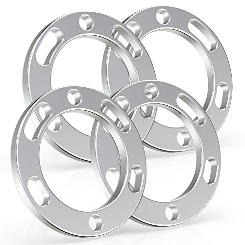 MZS 5x5 / 5x127 Wheel Spacers, 1/2" Thick 6x5 / 6x127 5x128 Wheel Accessories Fit 5 6 8lug SUV Truck Van