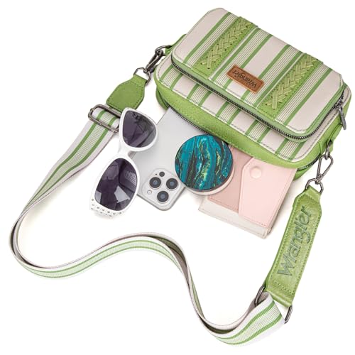 Image of Wrangler Crossbody Bag for Women Western Cowgirl Crossbody Purses with Guitar Strap