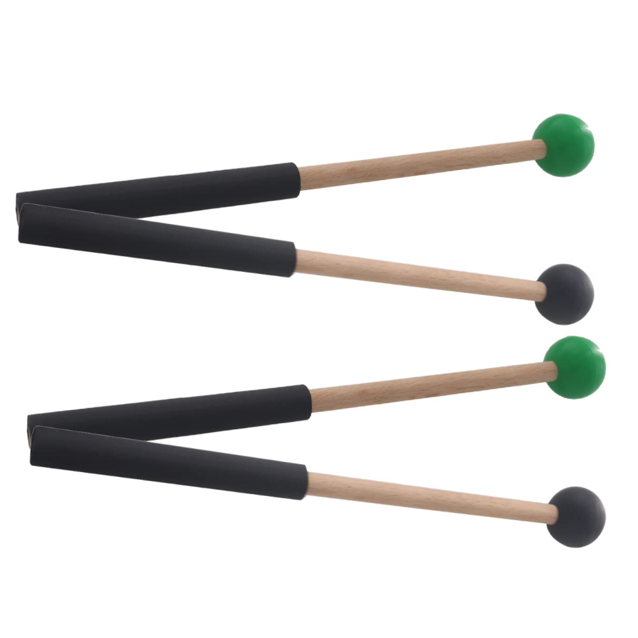Abaodam 3 Juegos De Mazos De Percusión Para Marimba Baquetas De Lengüeta Baquetas De Escenario Mazos De Instrumentos Musicales Para Estudiantes (2 Pares X 3)