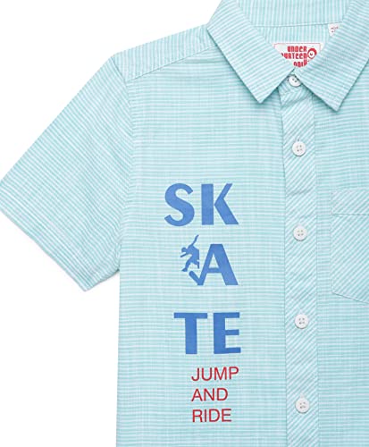 Image of Under Fourteen Only Solid Regular Fit Shirts for Boys