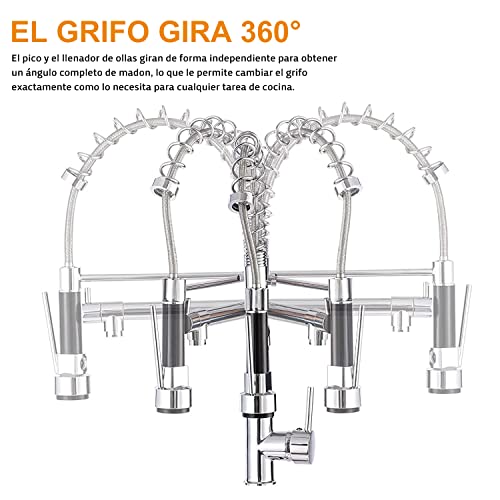 Opiniones y reviews de Grifos dobles para fregadero Top cinco. 27 Imagen adicional