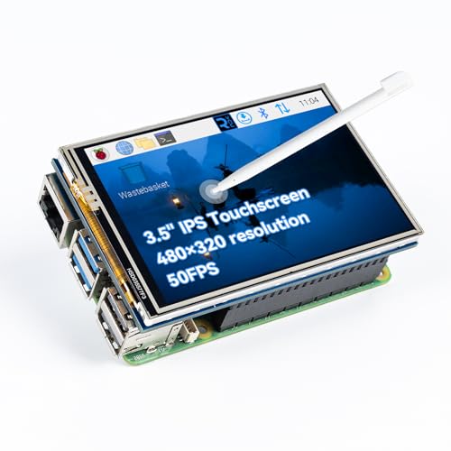 Gabinete Pironman 5-Mini NVMe M.2 para PC con Pantalla Táctil Raspberry Pi de 3.5 Pulgadas miniatura 6