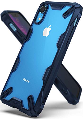Ringke Fusion-X Compatible with iPhone XR Case Ergonomic Transparent Military Drop Tested Defense Hard PC Back TPU Bumper Impact Resistant Protection Cover for iPhone XR 6.1