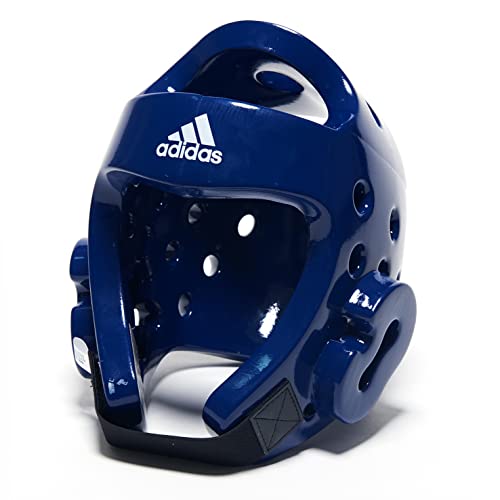 Adidas ADITHG01 - Casco de kárate y taekwondo, color azul, S