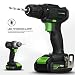 GALAX PRO-Kit Combinado Taladro Atornillador, Atornillador Impacto, 20V Baterias 1.3Ah con Cargador,...