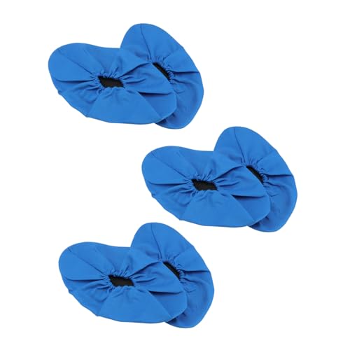 MUCKLILY 3 Pairs of Indoor Anti-slip Shoe Covers Made of Safe Material Easy to Put on Take off Keep Your Floors Clean