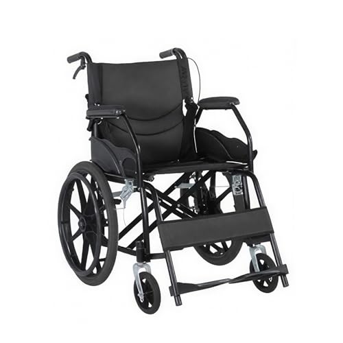 ESLUVE 車椅子 折りたたみ 超軽量 車いす クッション 介護 自走介助兼用 多機能 自走用車椅子 簡易車椅子 コンパクト 20インチ 折りたたみ式 車イス 介助用 ブレーキ ノーパンク 耐荷重100KG 介護施設 福祉用具