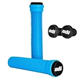 F26 Odi Stunt-Scooter BMX Dirt Trick Tret Freestyle Roller Longneck Hand Griffe Soft mit Barends Lenkerstopfen (SLX / 160mm / Hell Blau Aqua)
