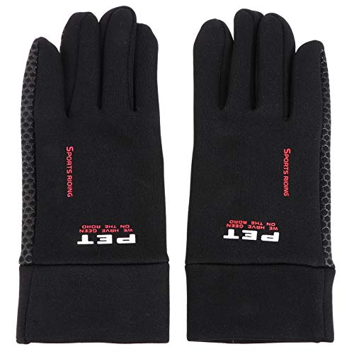 ABOOFAN Luvas de Ciclismo Vermelhas Ã  Prova de Vento Luvas de Mountain Bike Luvas de Ciclismo para