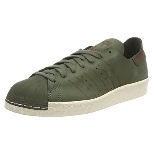 adidas herr Superstar 80s decon träningsskor, Grön bas Verbas Rojnob 000-36 2/3 EU