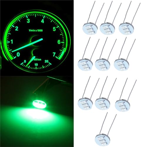 Kit de luces verdes 4.7mm 3-3014-SMD para tablero miniatura 3