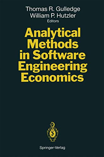 Analytical Methods in Software Engineering Economics view 2