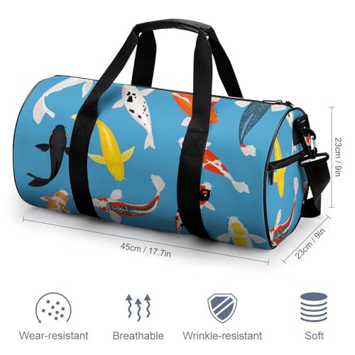 Sac week-end poisson rouge pour camping et voyage - 2