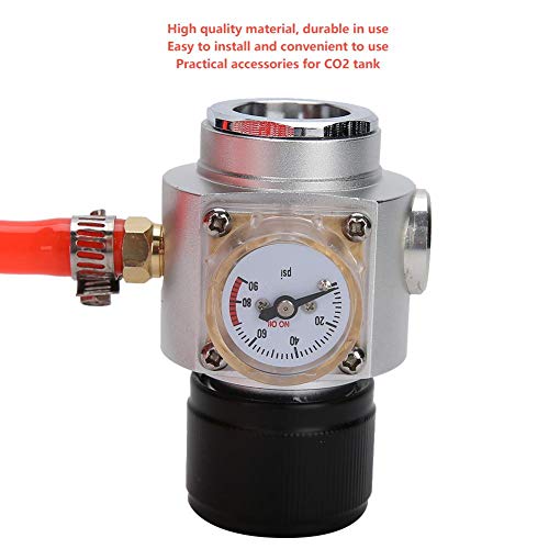 Mini regulador de plástico, 39,4 pol. 3/8-24UNF Thread CO2 Mini Regulador, Indústria para Tanques Gr