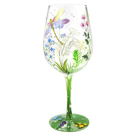 NymphFable Hand Painted Wine Glass Cover