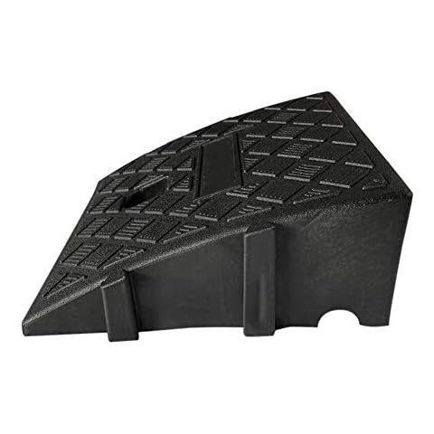 precauti Kerb Ramp,Heavy Duty Plastic Threshold Ramp Kit for Car Scooter Caravan Wheelchair Disabled Access 25×27×11cm/25×27×13cm Cover