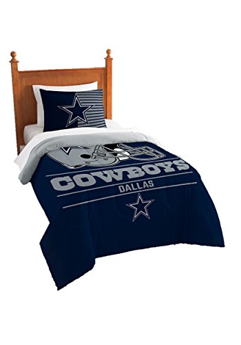 Officially Licensed NFL Dallas Cowboys Soft & Cozy 5-Piece Twin Size Bed in a Bag Set
