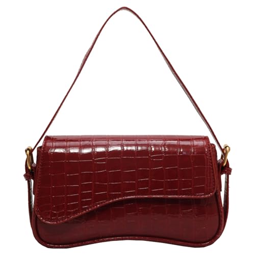 Image of Small Shoulder Bag for women,Crossbody Purses,Leather Tote Handbag Clutch Hobo Purse,with Zipper Closure for Women