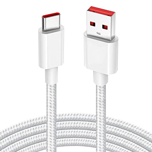 65W Cable para Oppo Find X5/X5 Pro/X5 Lite/X3 X2/X3 Neo,Reno 10 8 Pro 5G/7 6 4/Reno4 Z 5G,A78 A77 A76 A57 A96 A54S A54 A16S A94 A74 A53 A73 A53S A57S,10V/6.5A Vooc Cable Cargador USB Tipo C