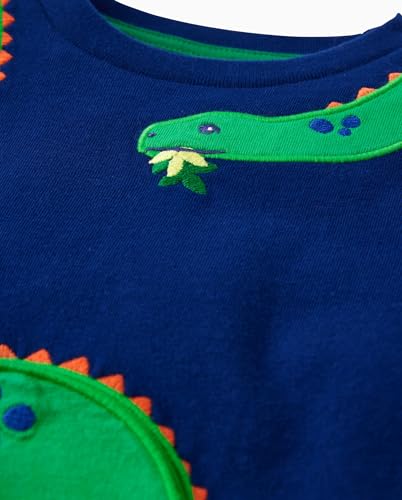 Image of Gymboree Boys and Toddler Embroidered Graphic Long Sleeve Layered T-Shirts