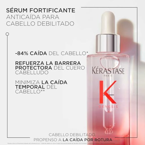 Miniatura 3 de Kérastase, Genesis, Sérum Anti-caída, Fortificante, Activador y Fortalecedor Diario, Para Pelo Débil o Frágil, Sérum Anti-Chute Fortifiant, 90 ml