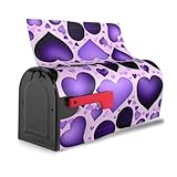 Décorez votre boîte aux lettres avec un design charmant et distinctif qui se démarque. Le motif imprimé cœur violet sur un seul côté ajoute une touche personnelle à votre maison ou jardin, rendant votre boîte aux lettres facilement identifiable et esthétiquement agréable.