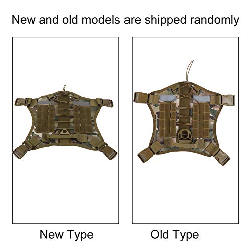 Dibiao Hond Vest Verstelbare Anti‑Lost Hond Vest Met Harnas Leiband Voor Outdoor Trainingcamouflage Groen L - Image 8