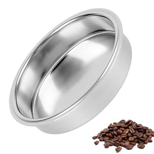 Image of Supvox 51mm Stainless Steel Blind Basket for Espresso Machines, Backflush Cleaning Filter for Semi-Automatic Coffee Makers, Compatible with De'Longhi, Donlim and Other Standard Portafilters