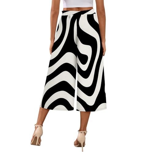 Women's Wide Leg Pants Drawstring Casual Palazzo Harem Trousers with Pockets Loose High Waisted Lounge Flowy Pants3