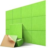 Insonorizacion Acustica Pared Autoadhesivo, 12 Piezas Placas Aislamiento Acustico Alta Densidad para Decoración de Paredes y Tratamiento Acústico (30x30x0.9cm)