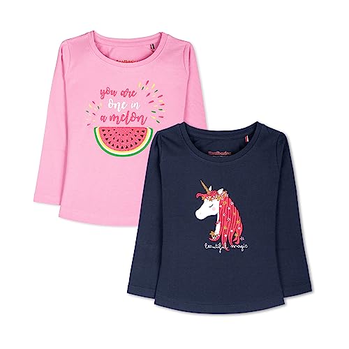 Image of Real Basics Girls Regular Fit Full Sleeves Tshirt (Pack of 2)
