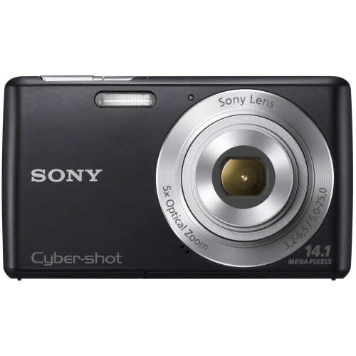 Image of Sony Cyber-Shot DSC-W620 14.1MP Point-and-Shoot Digital Camera (Black) with Camera Case