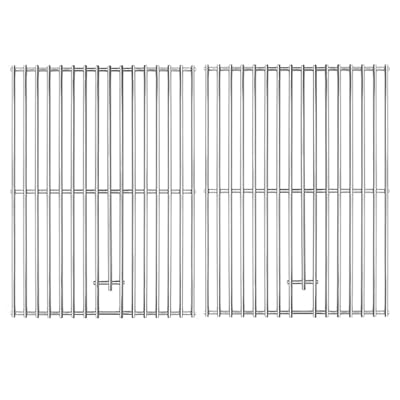 BBQration 17" Grill Grates for Nexgrill 4-Burner 720-0830H 720-0783E Nexgrill Replacement Parts 5 Burner 720-0888N 720-0888 720-0697, Cooking Grate Grill Parts for Kenmore, Uniflame and More