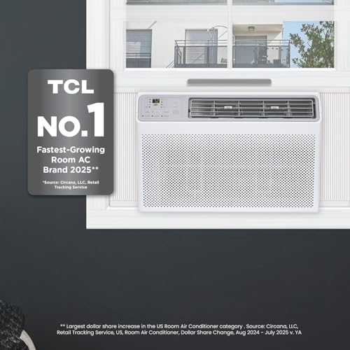 TCL 8000 BTU Smart Window Air Conditioner with Dehumidifier, Remote Control - image 9