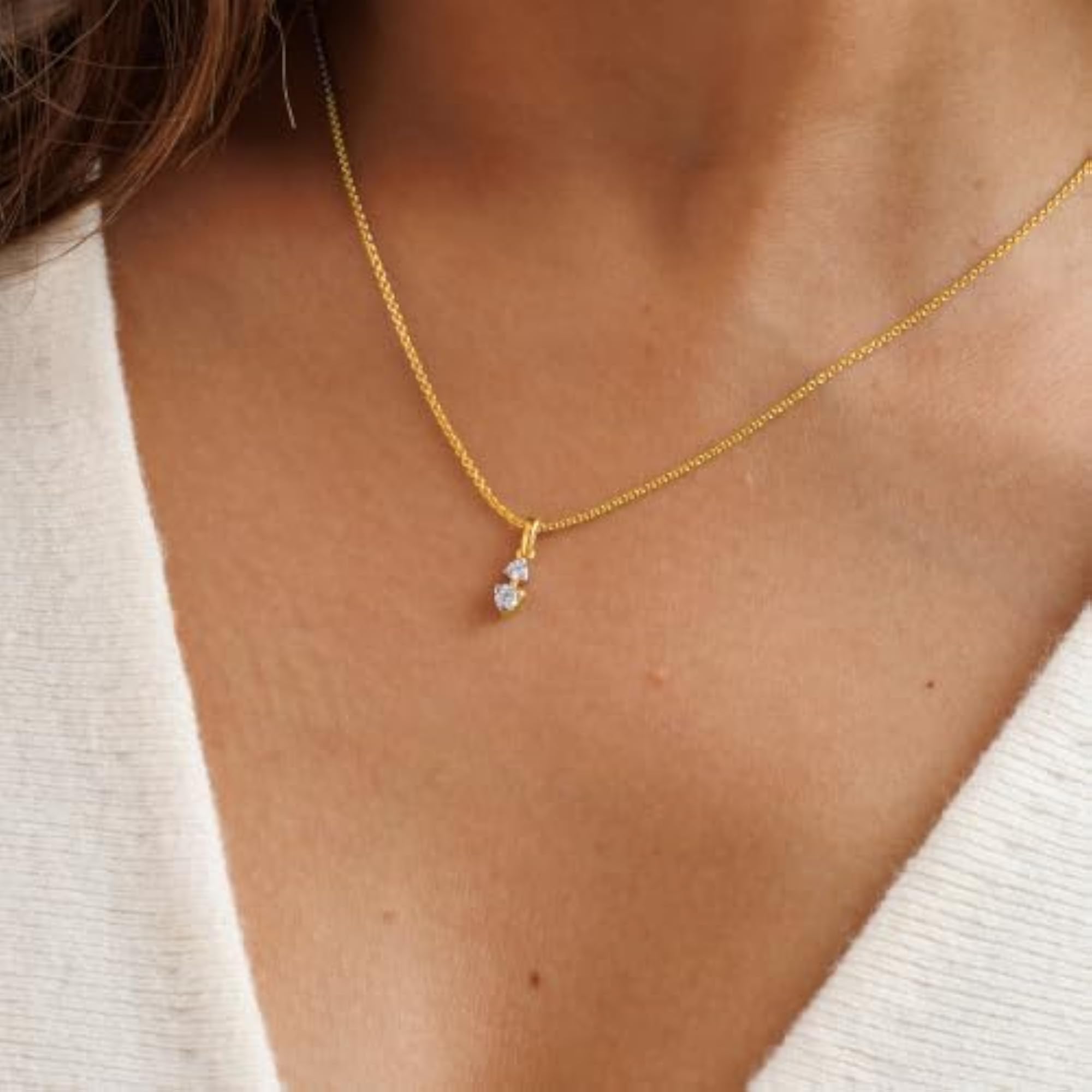 Women's Lab Grown Diamond Pendant in 925 Sterling Silver