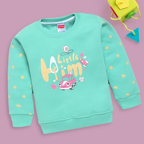 Image of LuvLap Baby Boys Full Sleeve Sweatshirt & Pyjama Set Pack of 1