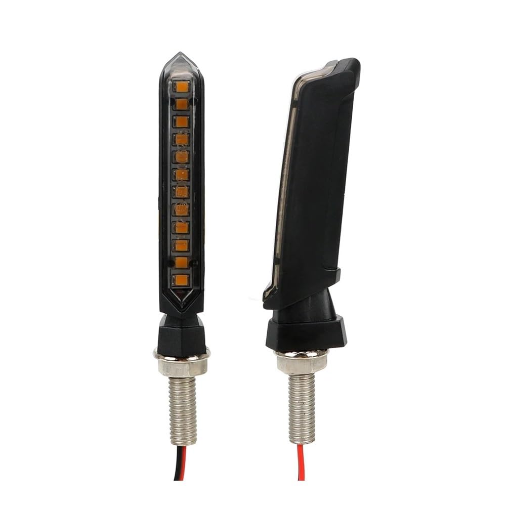 Fanale posteriore freno Luci Lampeggianti Gialle Lampeggianti 12 LED Lampada Di Segnalazione Per Moto Indicatori Di Direzione A LED Luci Posteriori Di Arresto Del Freno