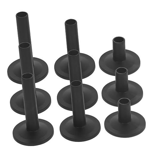ULDIGI Drum Cymbal Sleeves Set 9pcs Drum Kit Accessories Flange Base Cymbal Sleeves