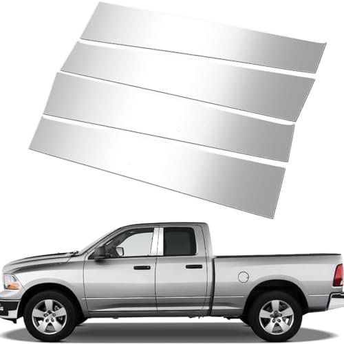 Pegatinas cromadas de postes de pilar para Dodge Ram, el accesorio exterior ideal para tus rutas 4