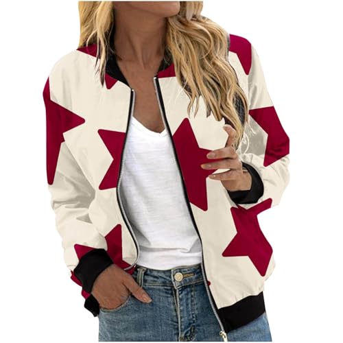 Star Graphic for Women Fall Winter Coats Women 2025 Y2K