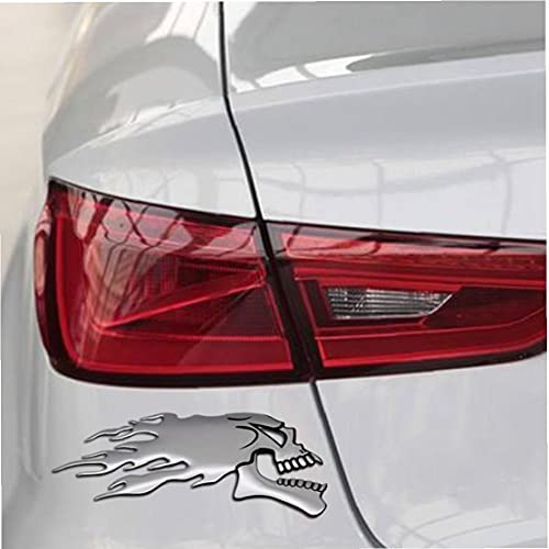 Ruluti 2pcs Ghost Skull Head Auto Adesivo Auto