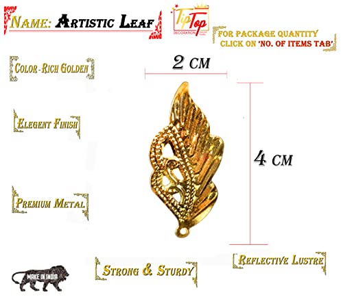 Image of Premium Golden Metal Charms Filigree Connectors for Craft and Jewellery Making Accessories DIY