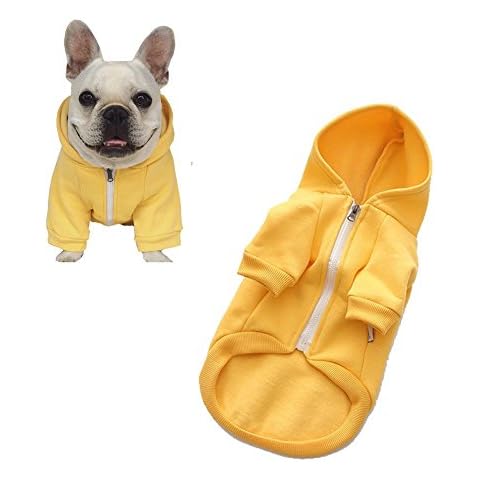 Meioro Cremallera con Capucha Ropa para Mascotas Cover