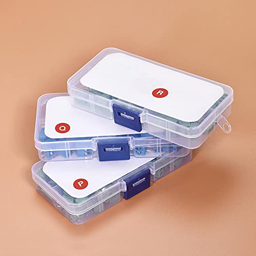 Lettres autocollantes rondes pour identifier vos dossiers et bacs de rangement R 13mm