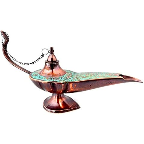 KHUMYAYAD Brass Oil lamp Antique Vintage Design Oil lamp Fully Functional & Decorative lamp Cover